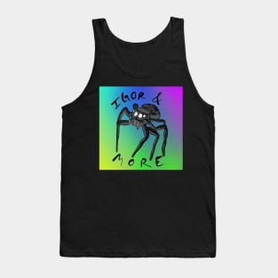 Jumping Spider Drawing V12 (With Words) Tank Top